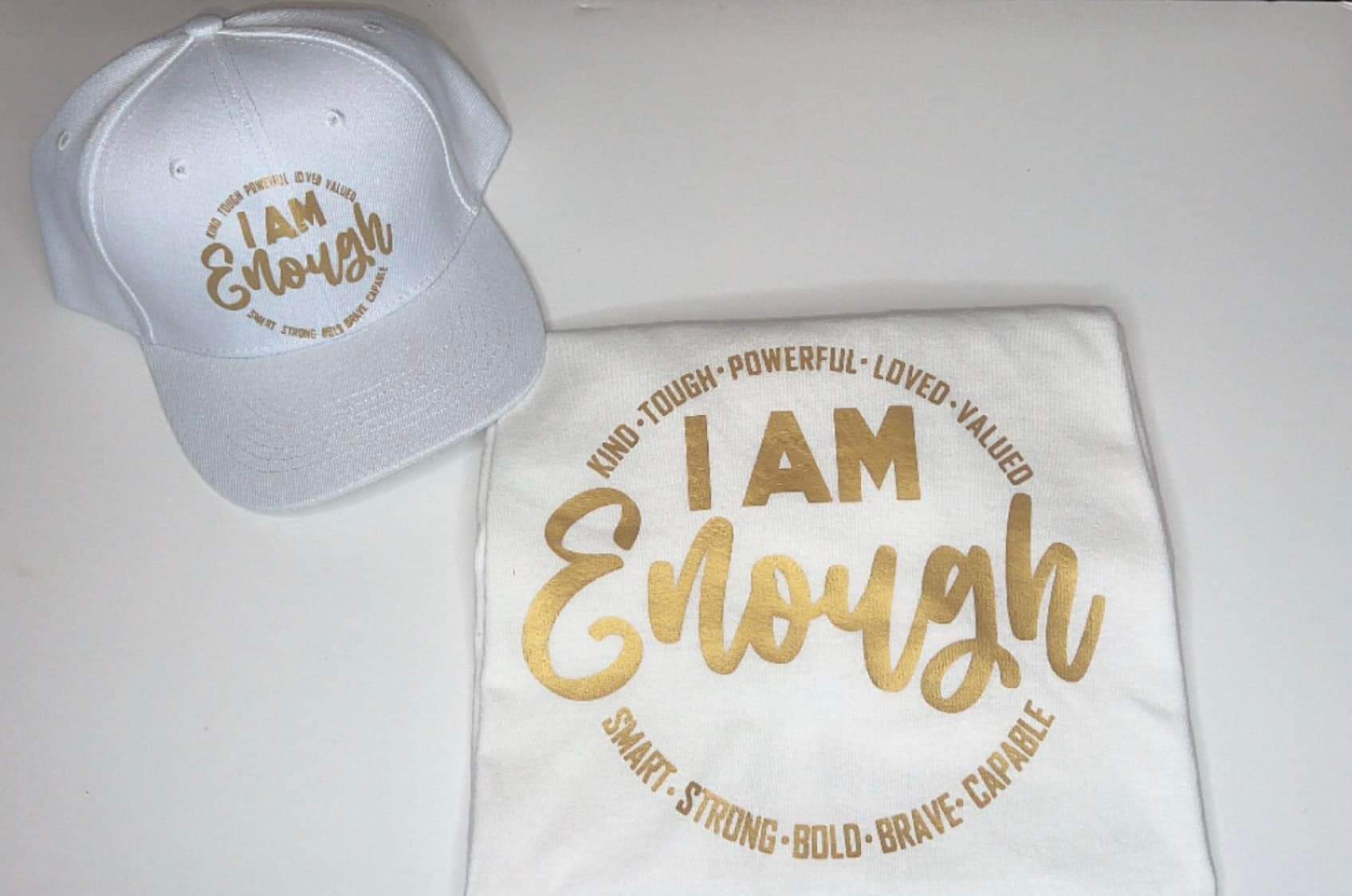 I'm Enough baseball cap & t -shirt