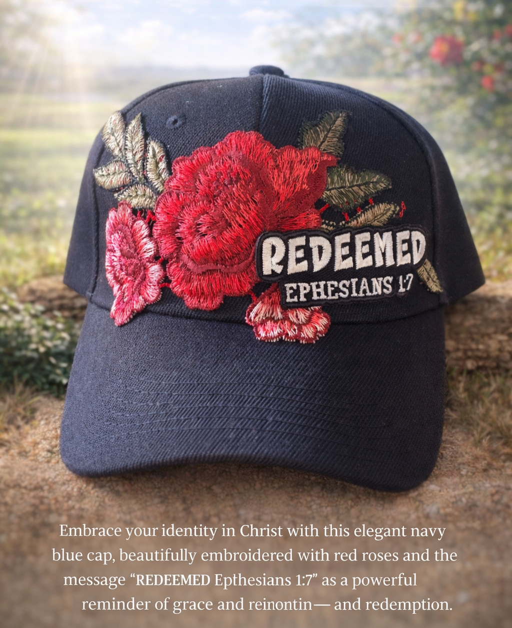 Walk boldly in who you are—Redeemed.